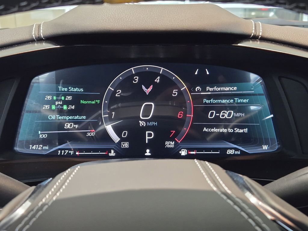 Used 2025 Chevrolet Corvette Stingray Preferred Cpe w/ Z51 Performance Package RWD image 14