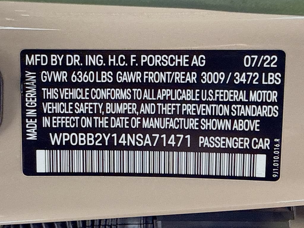 Certified 2022 Porsche Taycan 4S AWD/4WD image 12