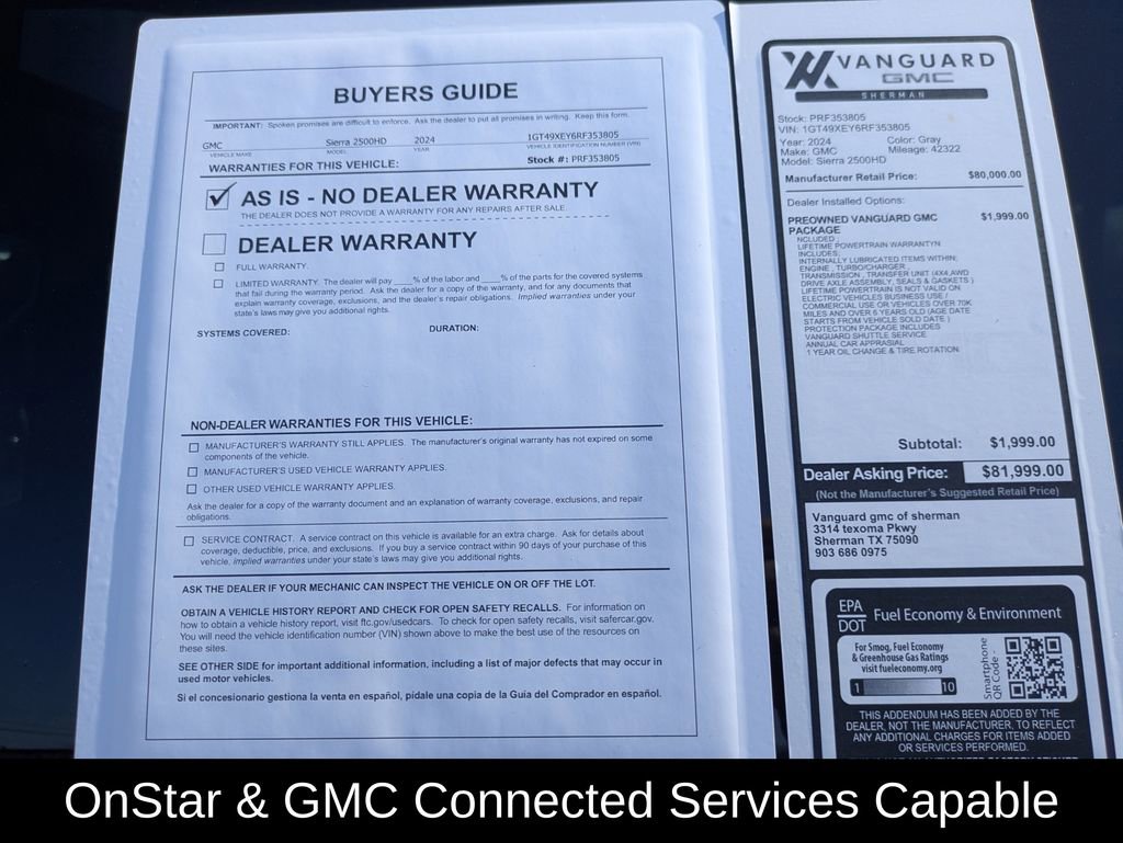 Used 2024 GMC Sierra 2500 Denali Ultimate w/ Max Trailering Package image 42