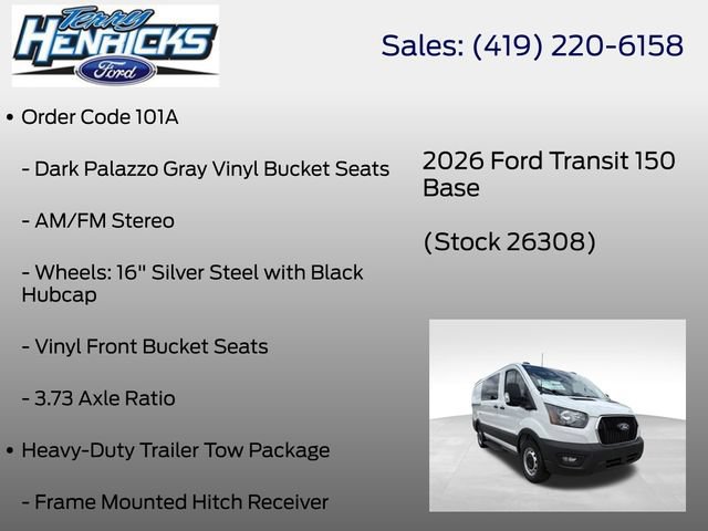 New 2026 Ford Transit 150 Low Roof RWD image 12