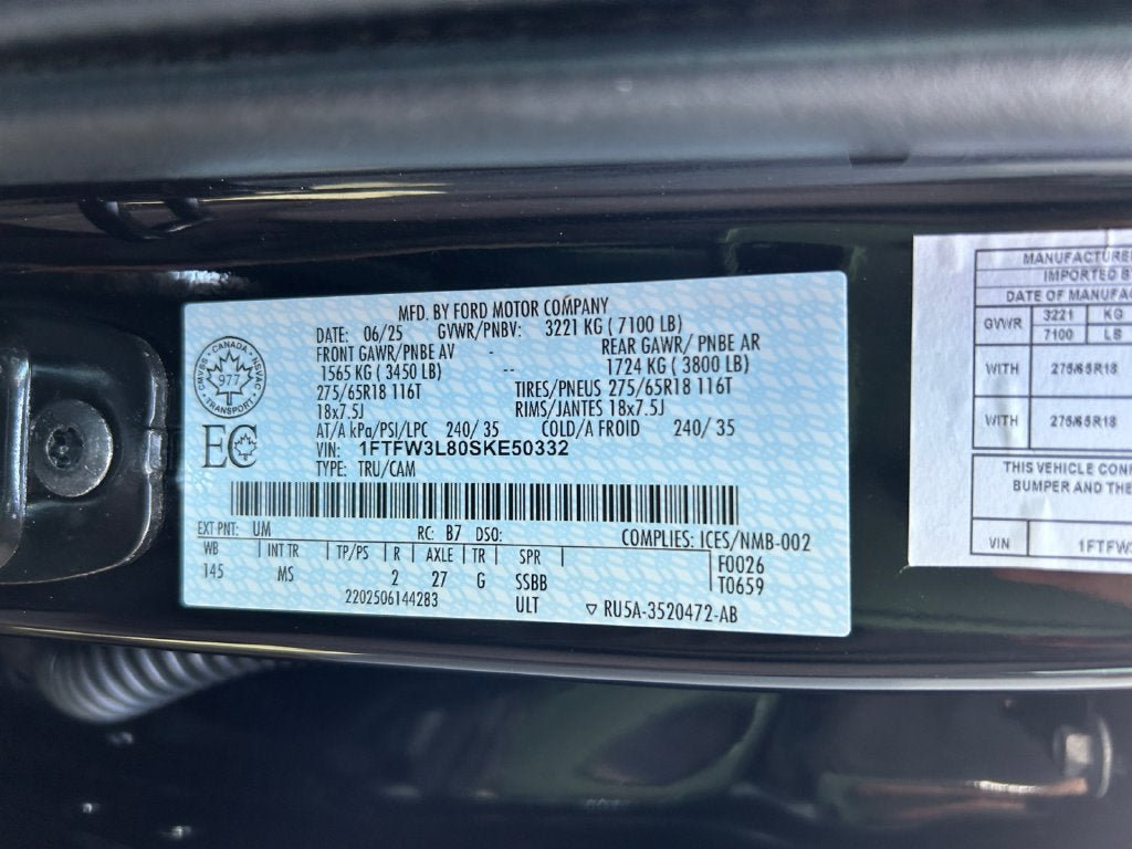 Used 2025 Ford F150 XLT w/ Equipment Group 301A Standard AWD/4WD image 37