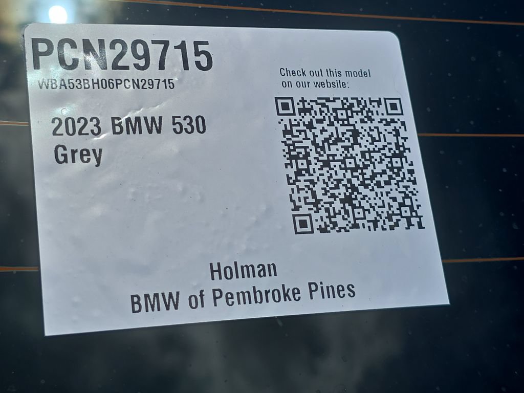 Used 2023 BMW 530i w/ M Sport Package RWD image 27
