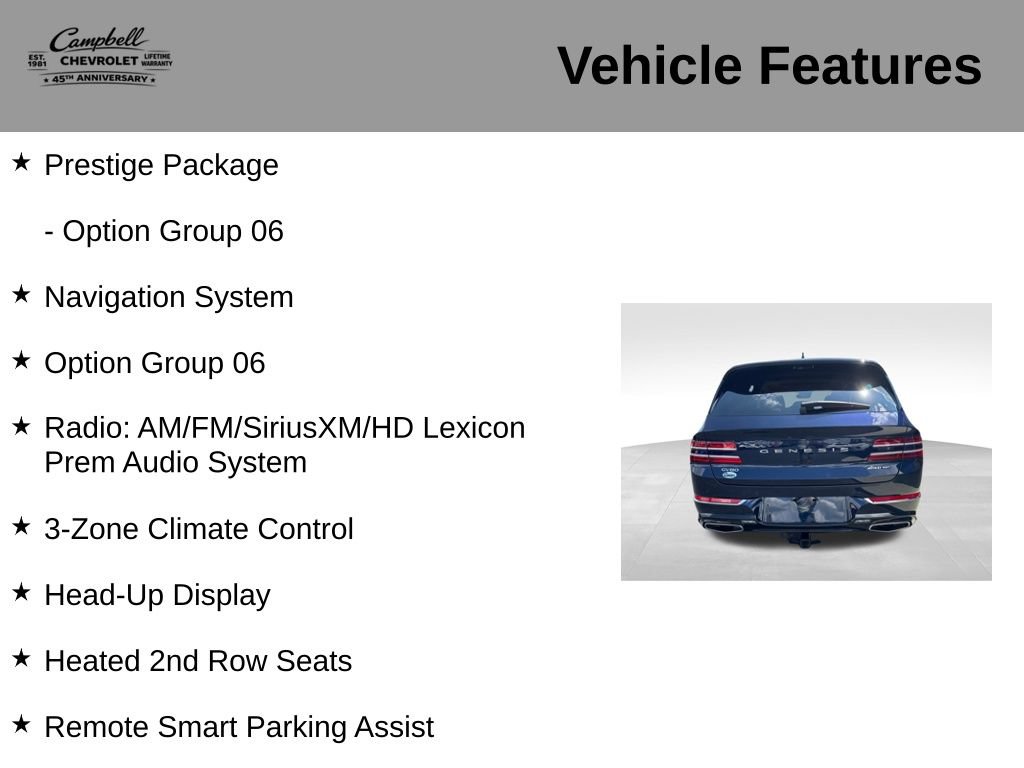 Used 2024 Genesis GV80 3.5T w/ Prestige Package AWD/4WD image 5