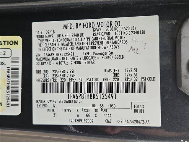 Used 2019 Ford Mustang Coupe RWD image 25