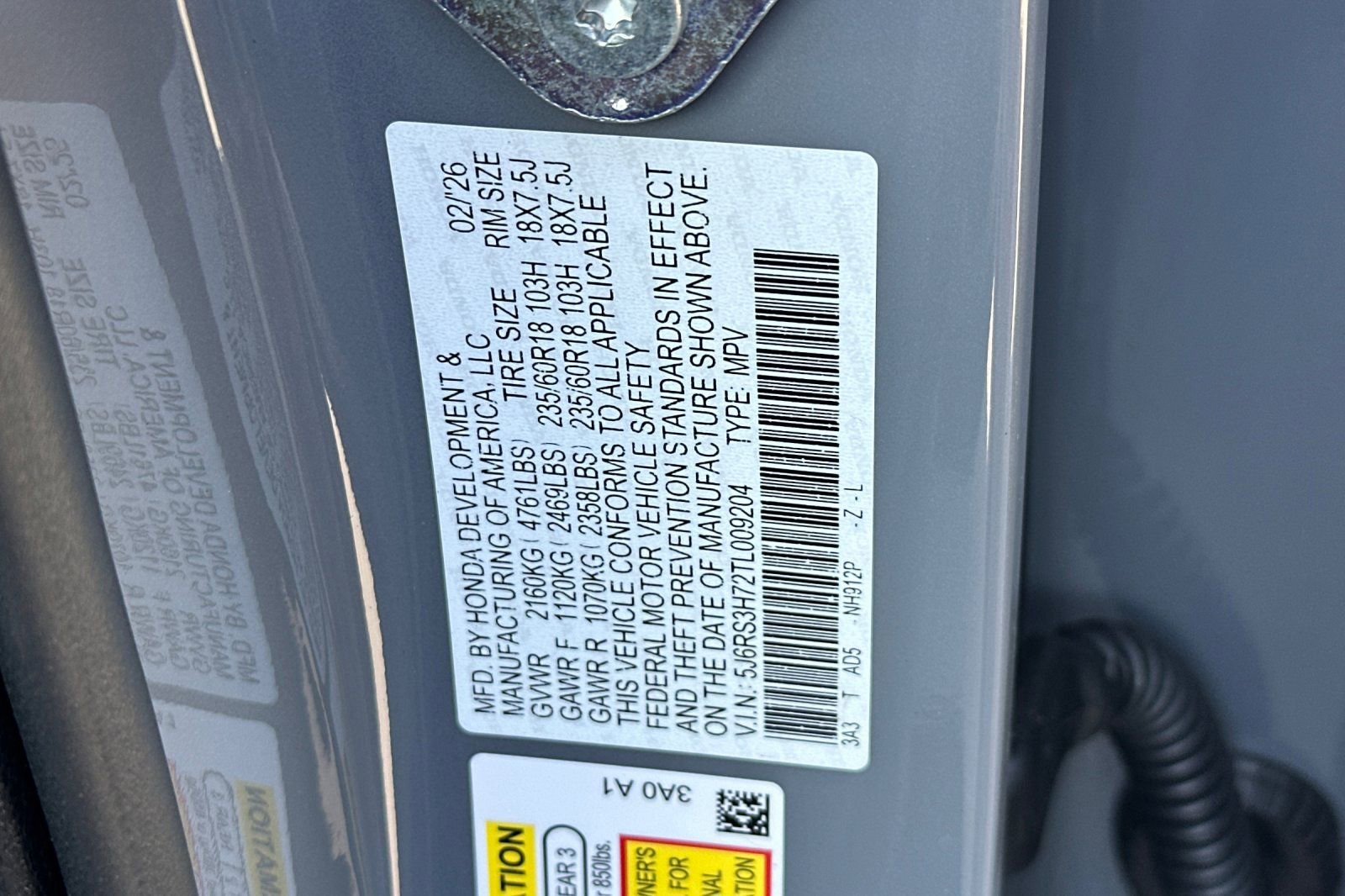 New 2026 Honda CR-V EX-L image 34
