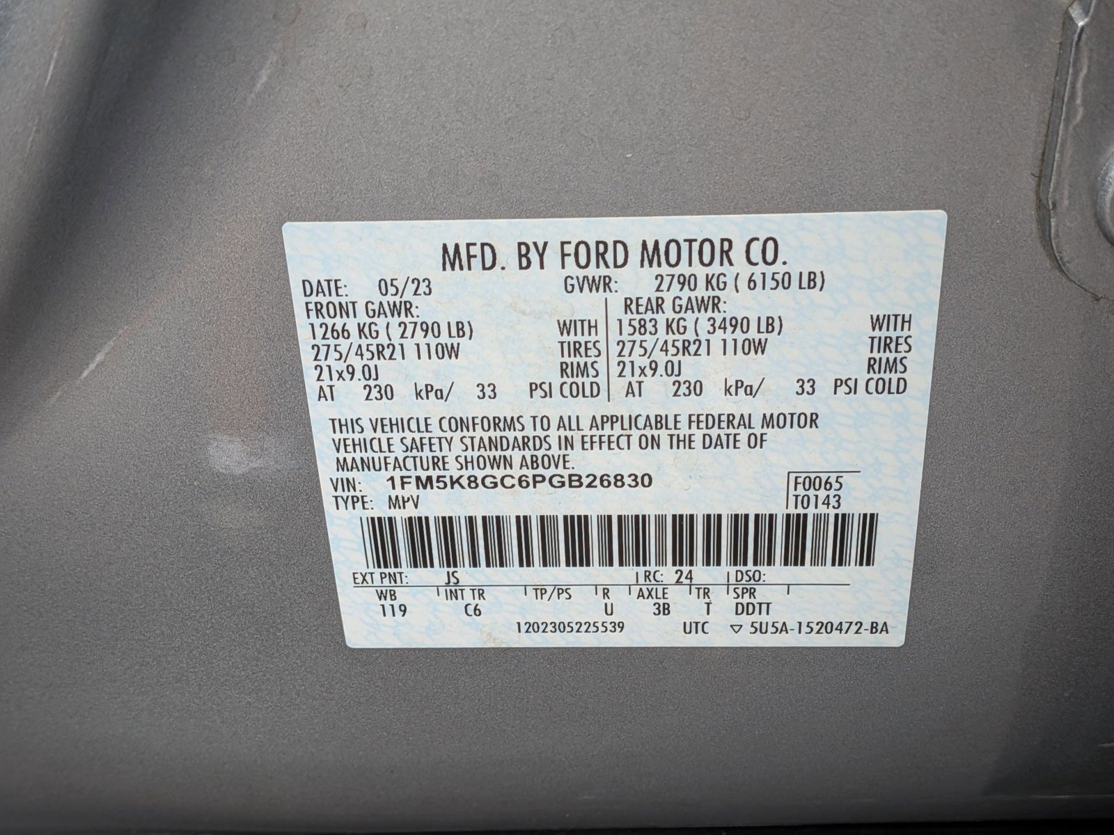 Used 2023 Ford Explorer ST w/ Equipment Group 401A image 24