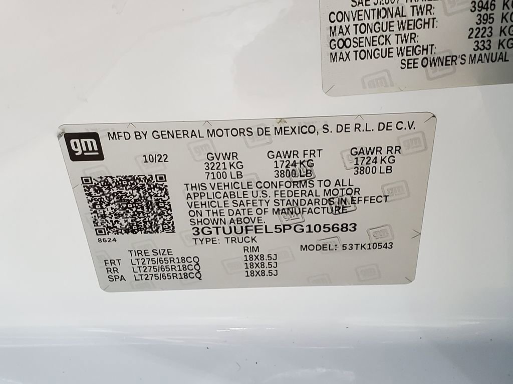 Used 2023 GMC Sierra 1500 AT4X AWD/4WD image 41
