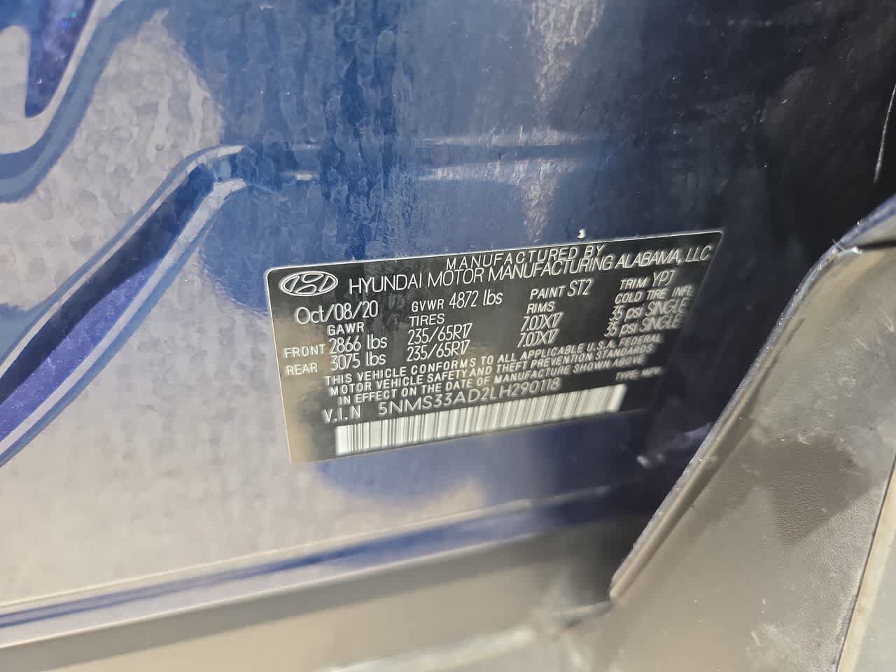 Used 2020 Hyundai Santa Fe SEL FWD image 28