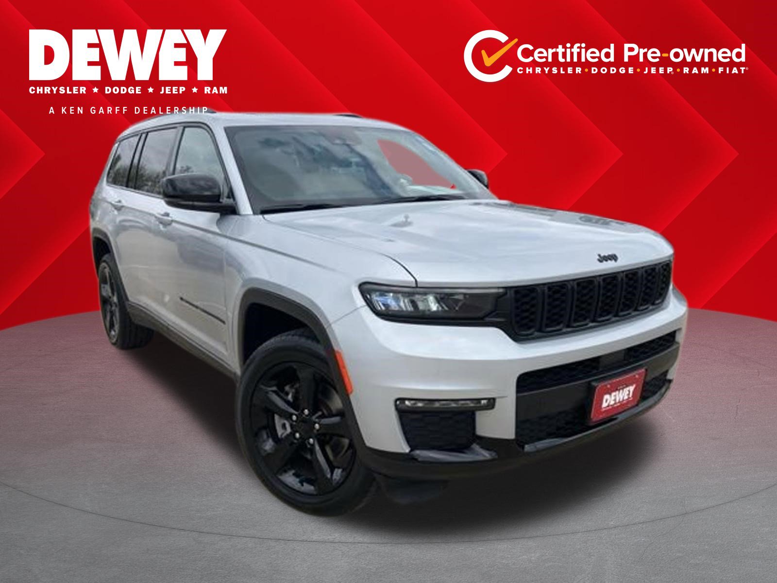Certified 2023 Jeep Grand Cherokee L Limited w/ Black Appearance Package AWD/4WD image 1