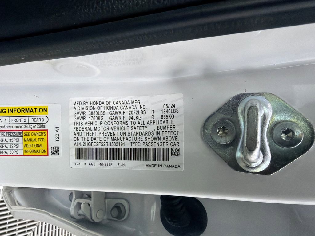 Used 2024 Honda Civic Sport image 30