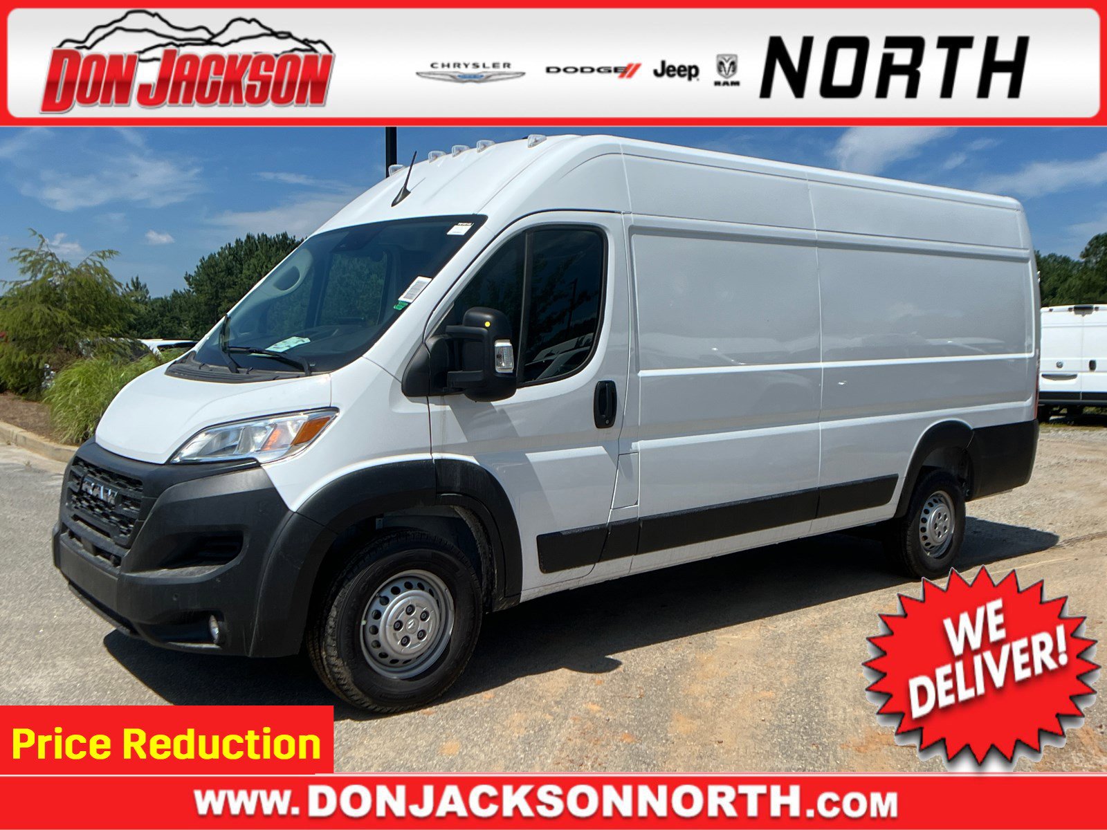 New 2025 RAM ProMaster 3500 w/ Premium Convenience Group
