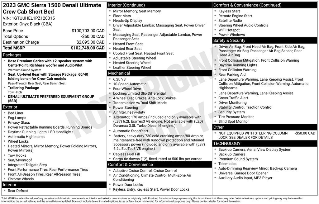 Used 2023 GMC Sierra 1500 Denali Ultimate image 30