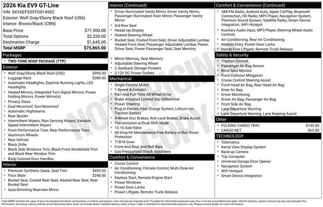 New 2026 Kia EV9 GT-Line image 29