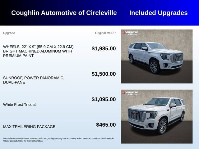 Used 2022 GMC Yukon Denali w/ Max Trailering Package AWD/4WD image 3