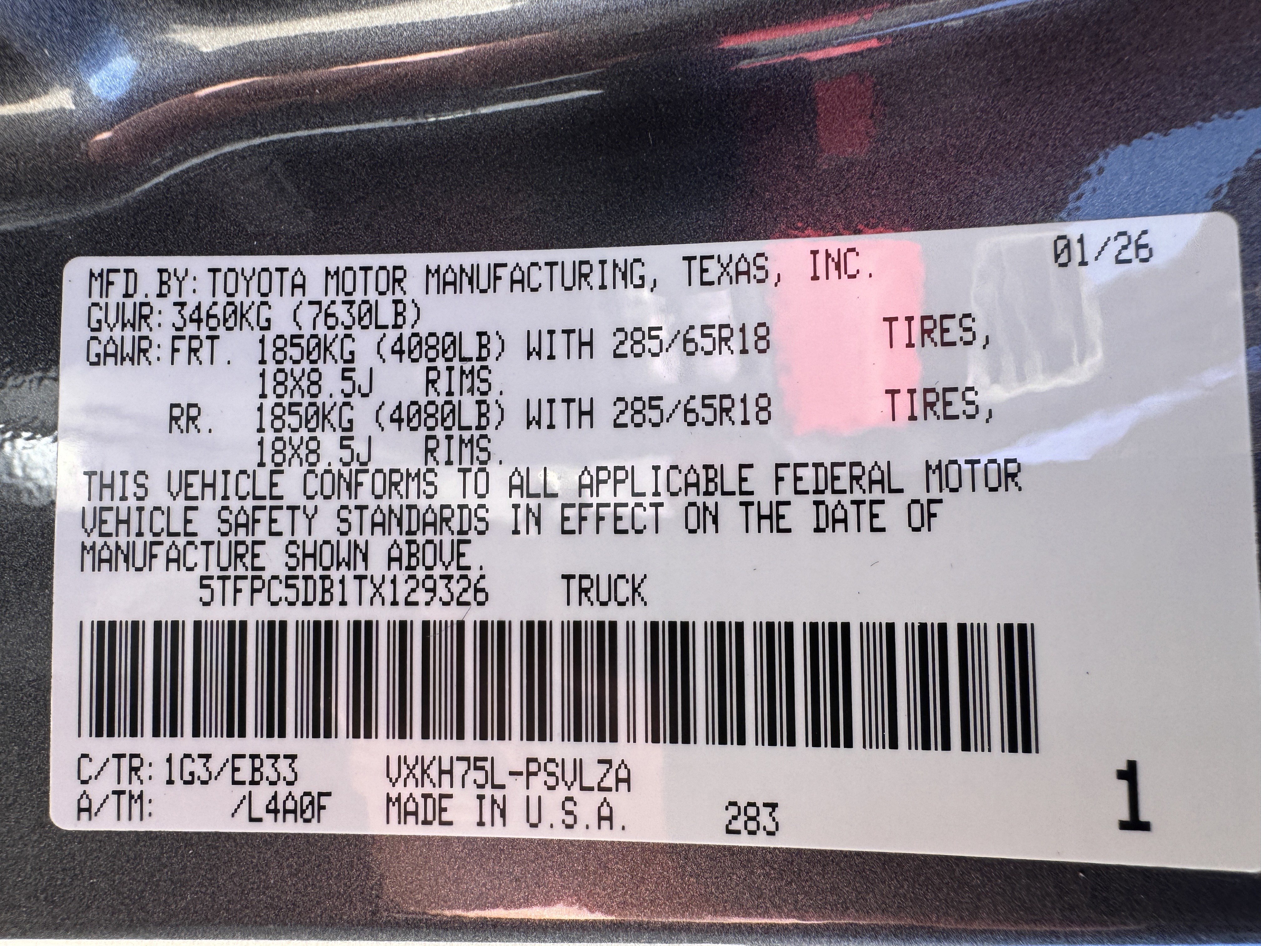 New 2026 Toyota Tundra TRD Pro image 27