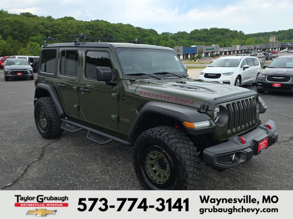 Used 2021 Jeep Wrangler Unlimited Rubicon w/ LED Lighting Group AWD/4WD image 2
