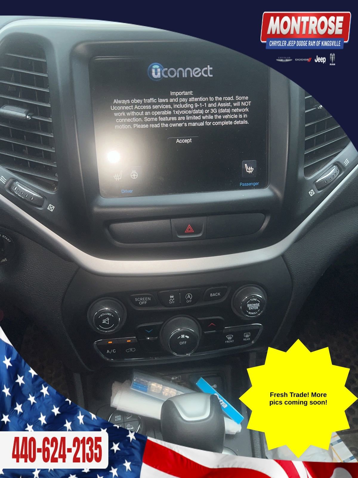 Used 2017 Jeep Cherokee Trailhawk w/ Cold Weather Group AWD/4WD image 6