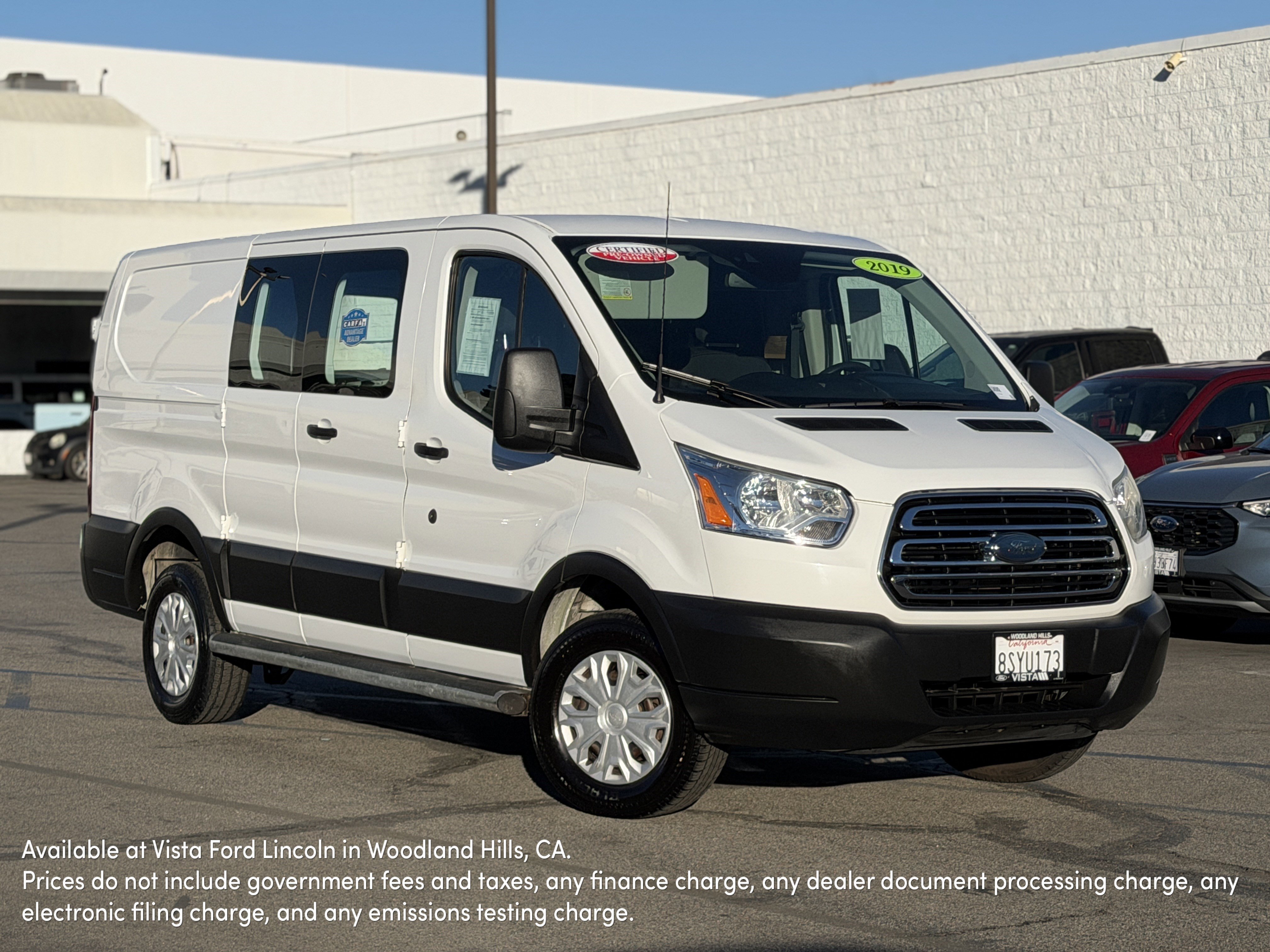 Certified 2019 Ford Transit 250 130 Low Roof w/ Exterior Upgrade Package