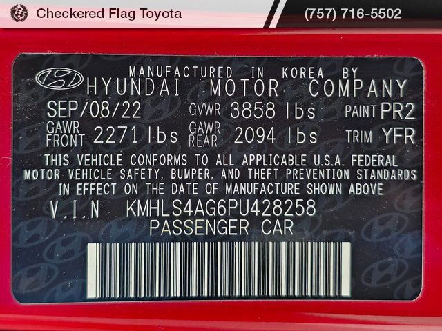 Used 2023 Hyundai Elantra SEL w/ Convenience Package image 21