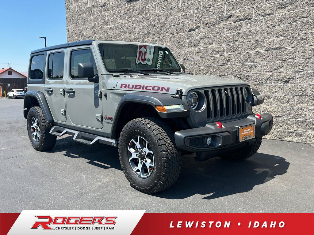 Certified 2022 Jeep Wrangler Unlimited Rubicon w/ LED Lighting Group AWD/4WD image 1