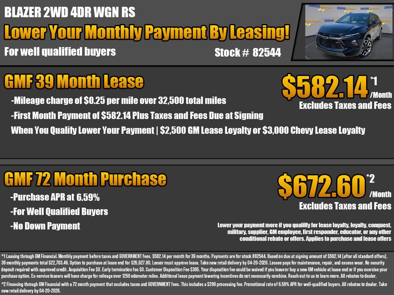 New 2025 Chevrolet Blazer RS w/ Driver Confidence II Package image 2