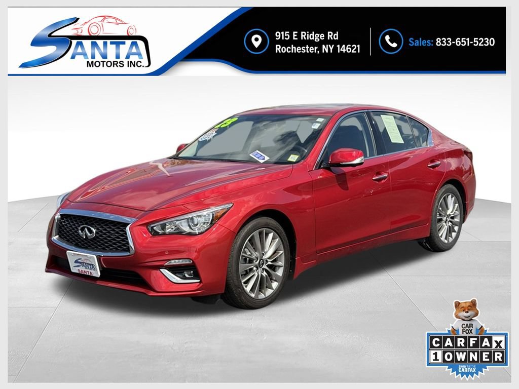 Used 2023 INFINITI Q50 Luxe w/ Cargo Package