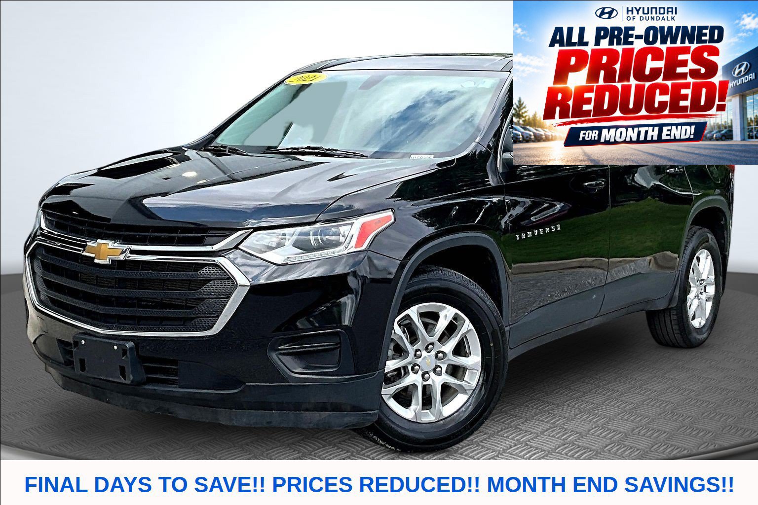 Used 2021 Chevrolet Traverse LS