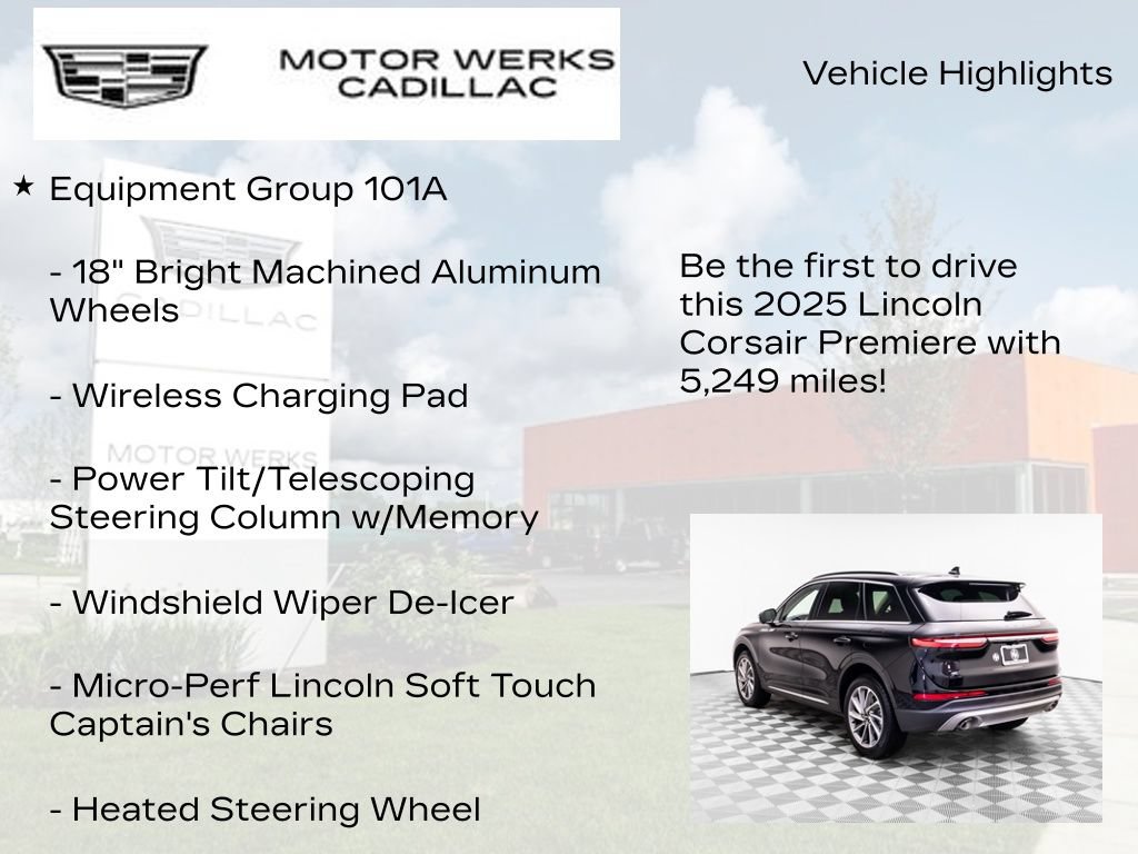 Used 2025 Lincoln Corsair AWD w/ Equipment Group 101A image 13