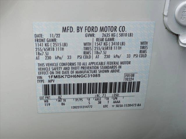 Used 2022 Ford Explorer XLT image 24