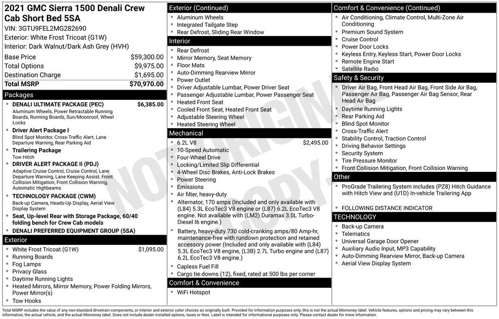 Used 2021 GMC Sierra 1500 Denali w/ Denali Ultimate Package image 5