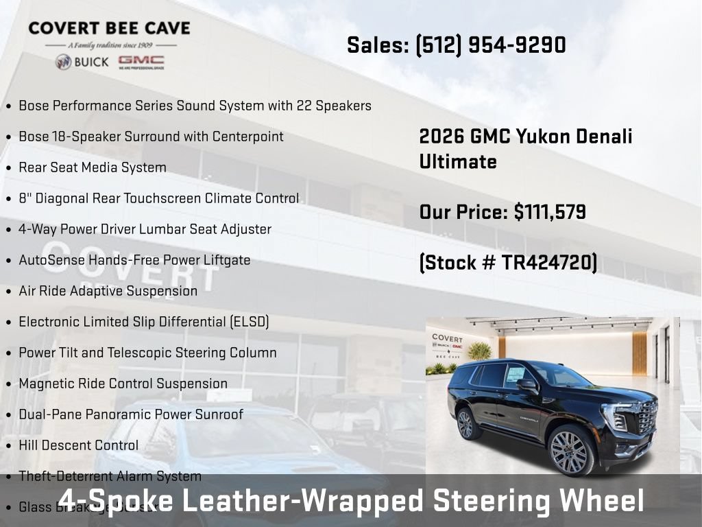 New 2026 GMC Yukon Denali Ultimate AWD/4WD image 36