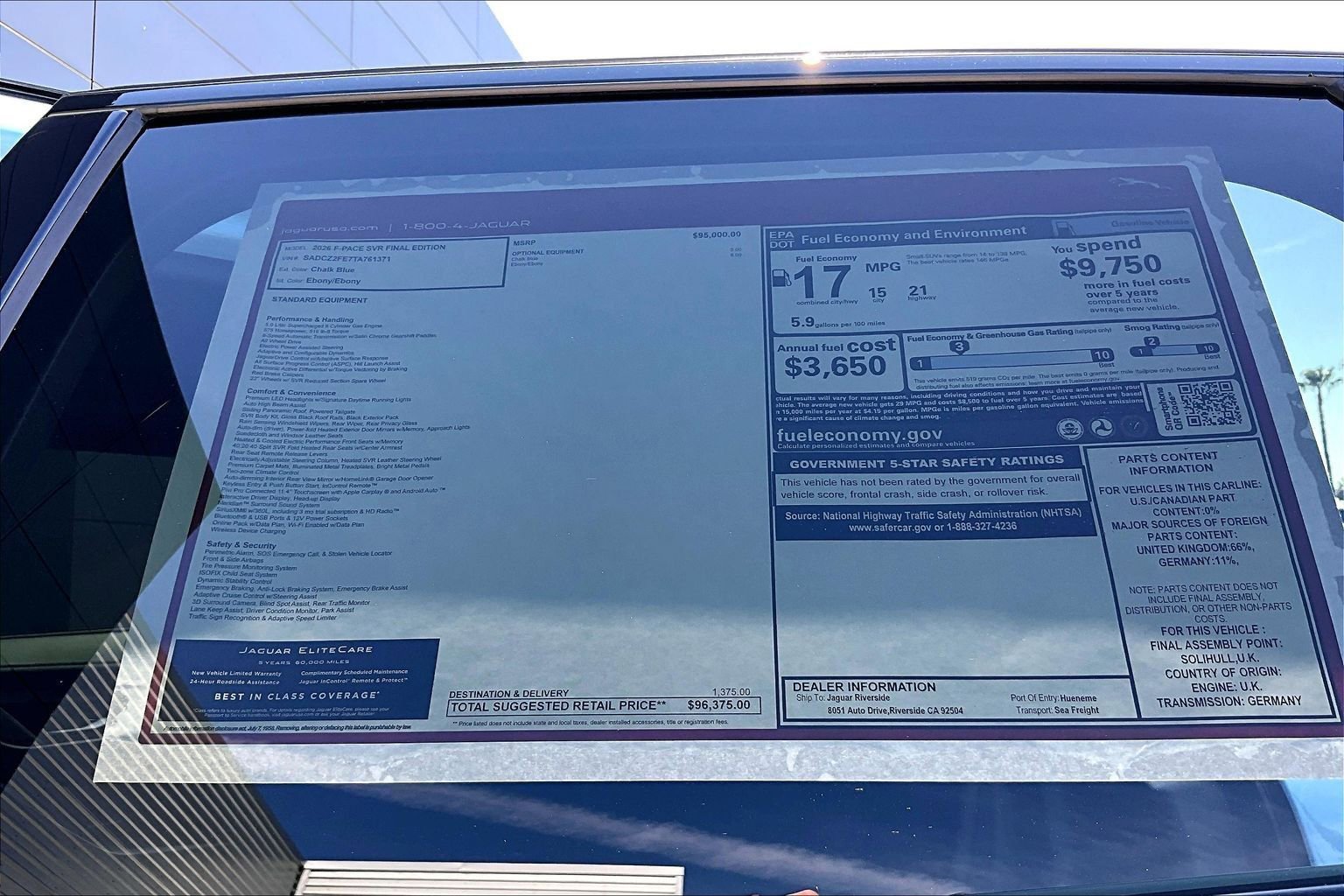 New 2026 Jaguar F-PACE SVR image 15