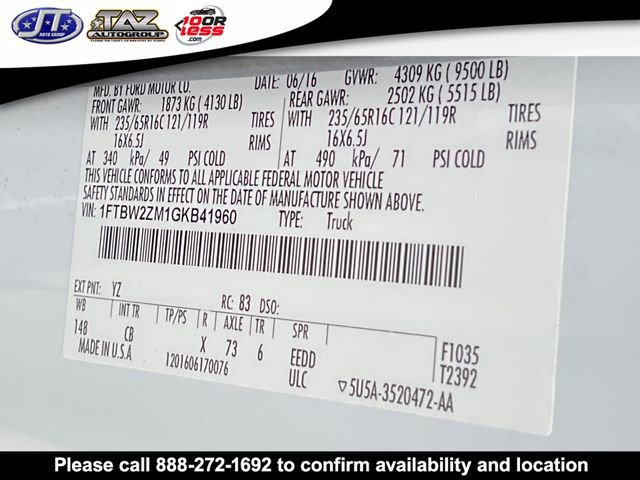 Used 2016 Ford Transit 350 148 Low Roof image 15