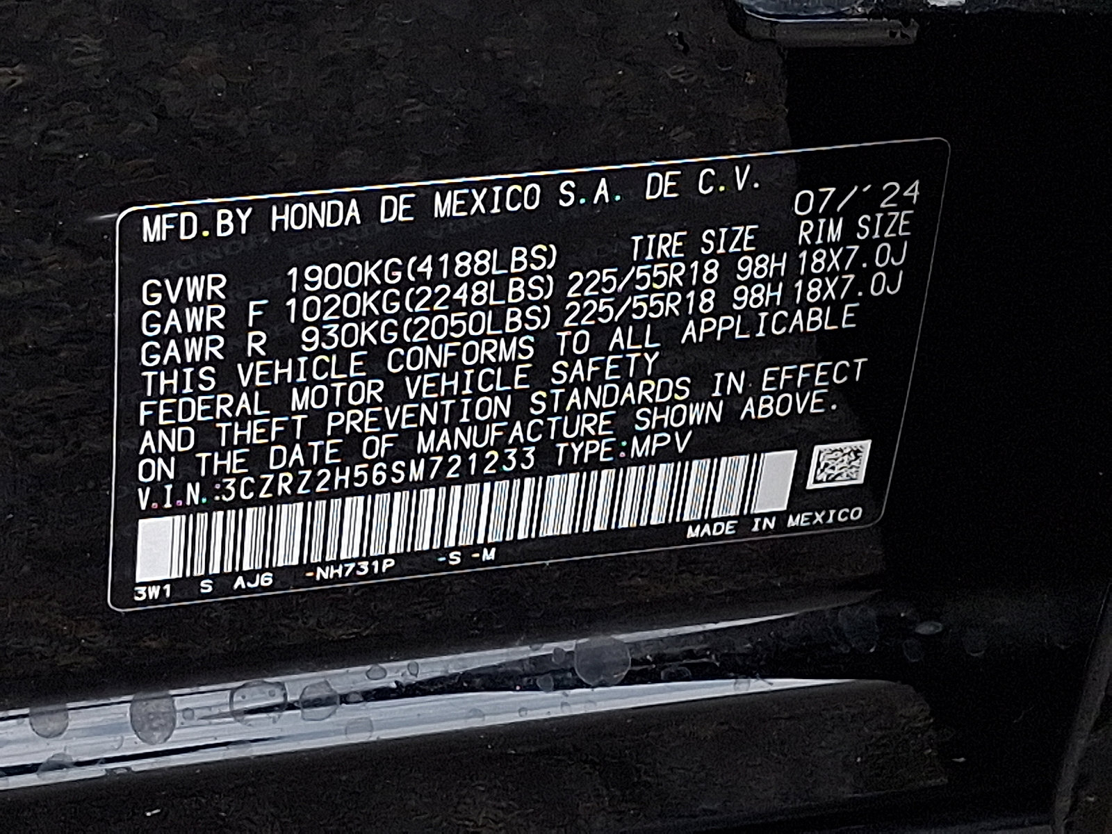 Used 2025 Honda HR-V Sport image 27