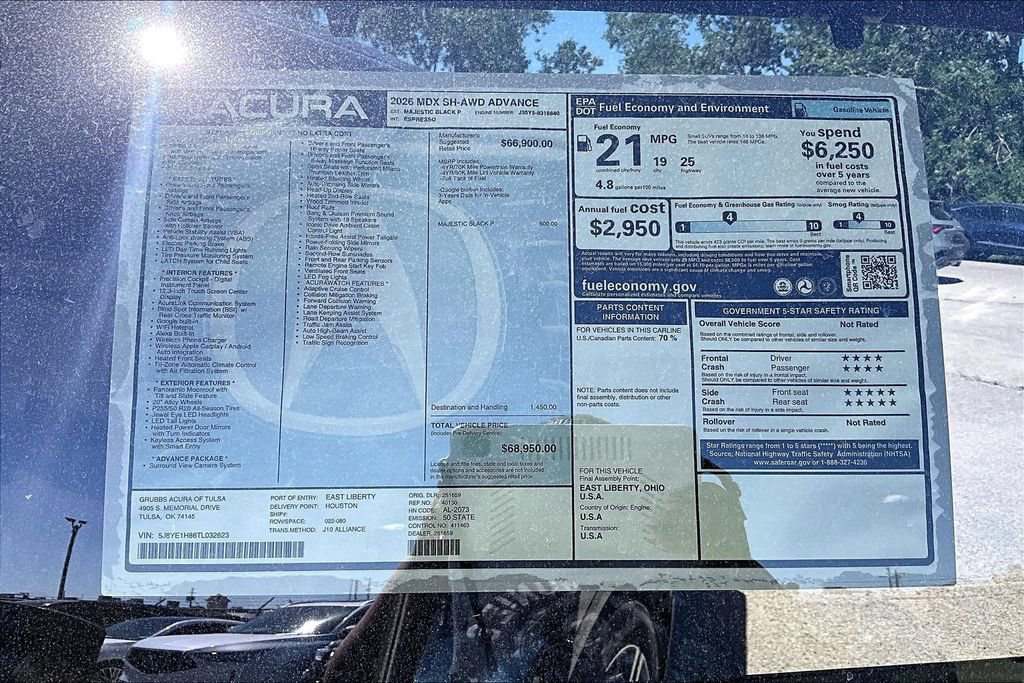 New 2026 Acura MDX w/ Advance Package AWD/4WD image 41