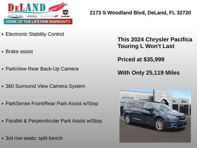 Used 2024 Chrysler Pacifica Touring-L AWD/4WD image 12
