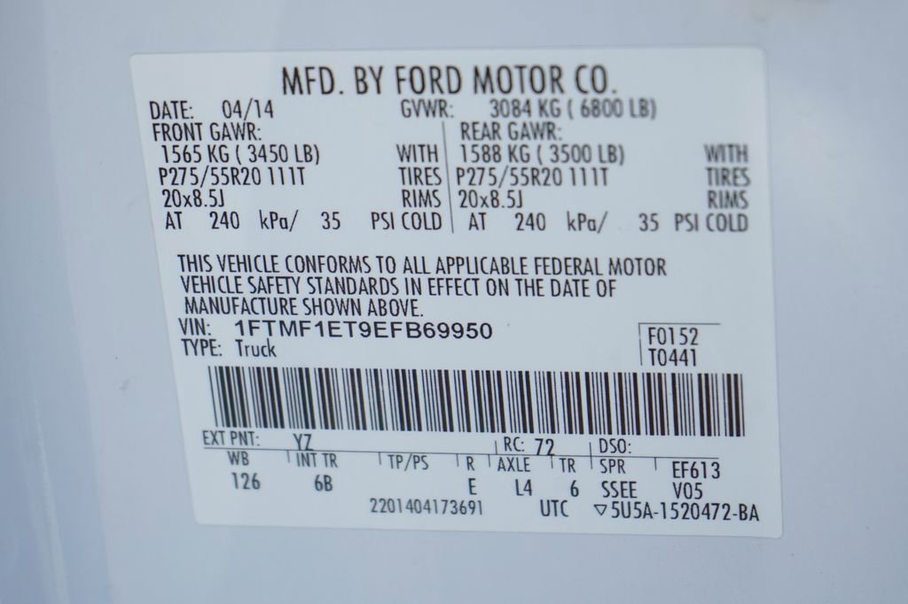 Used 2014 Ford F150 FX4 w/ FX Appearance Package image 49