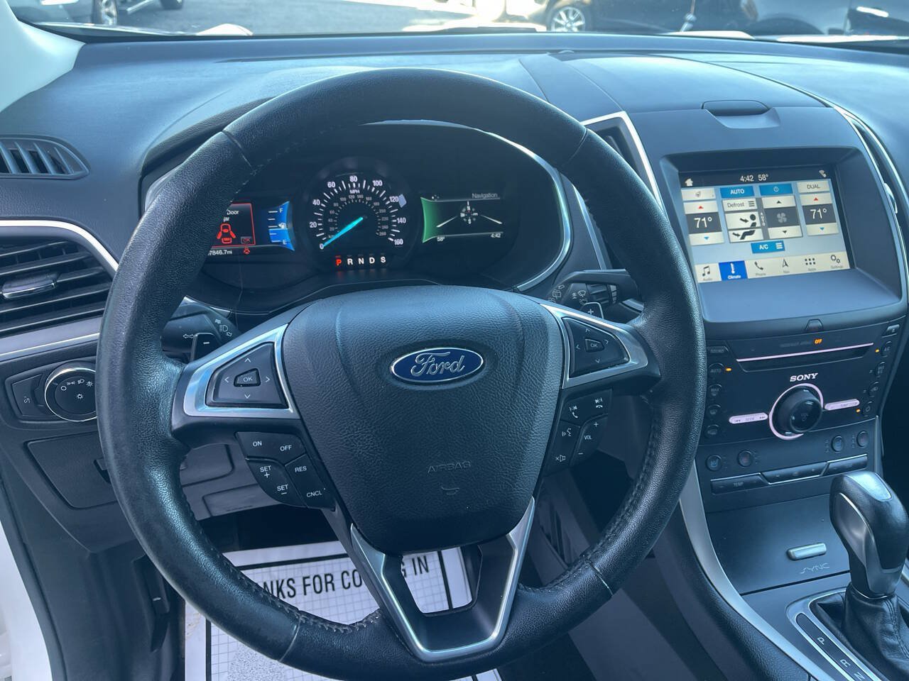 Used 2016 Ford Edge Titanium w/ Equipment Group 301A AWD/4WD image 12