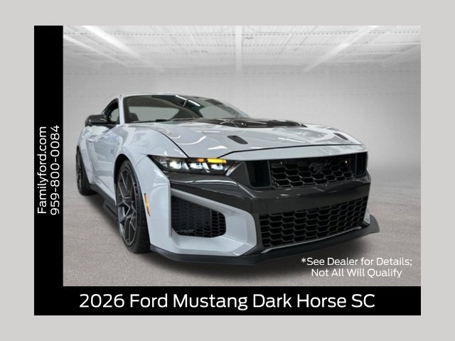 New 2026 Ford Mustang Dark Horse SC w/ Carbon Fiber Exterior Package