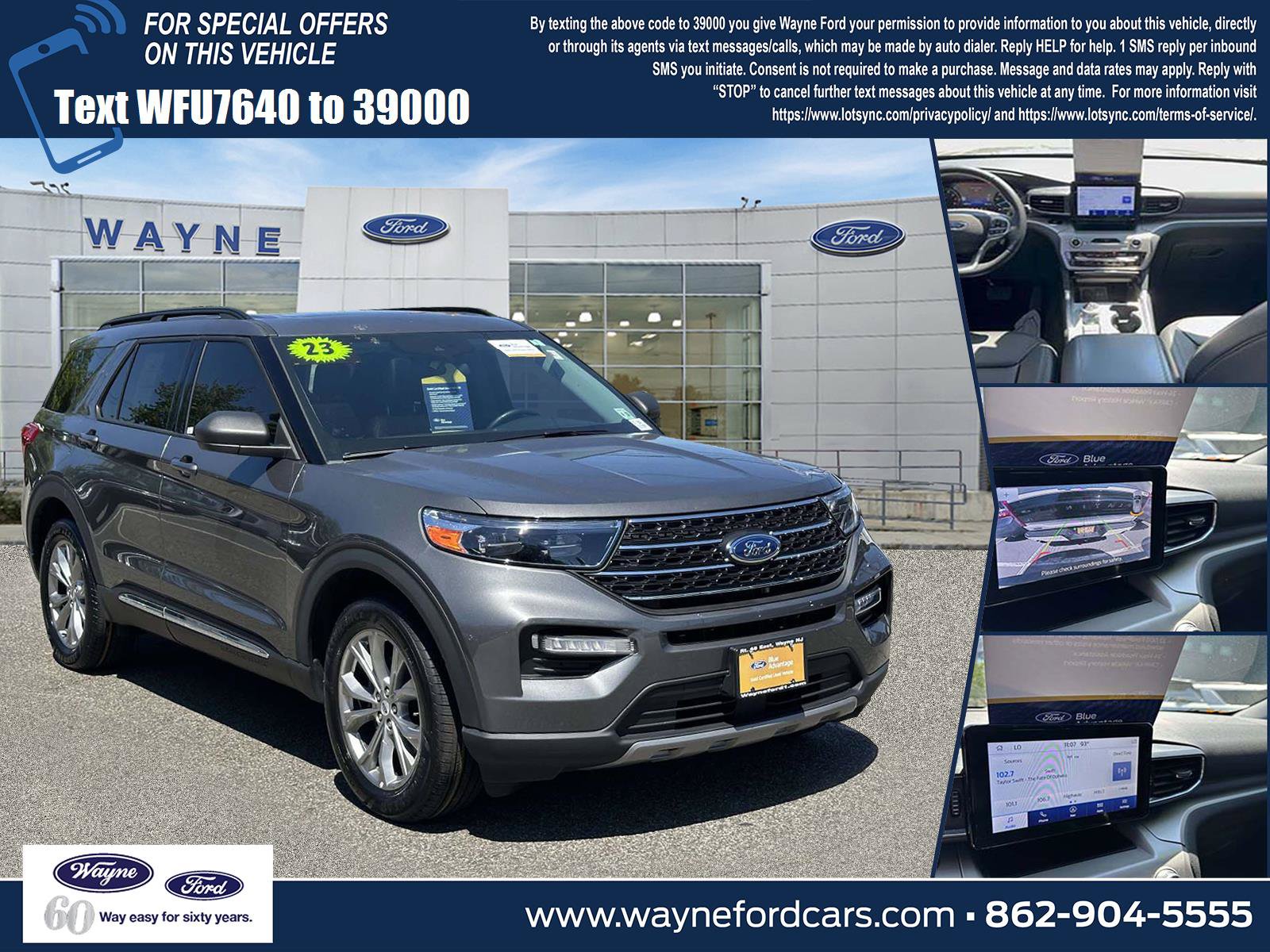 Certified 2023 Ford Explorer XLT w/ Equipment Group 202A