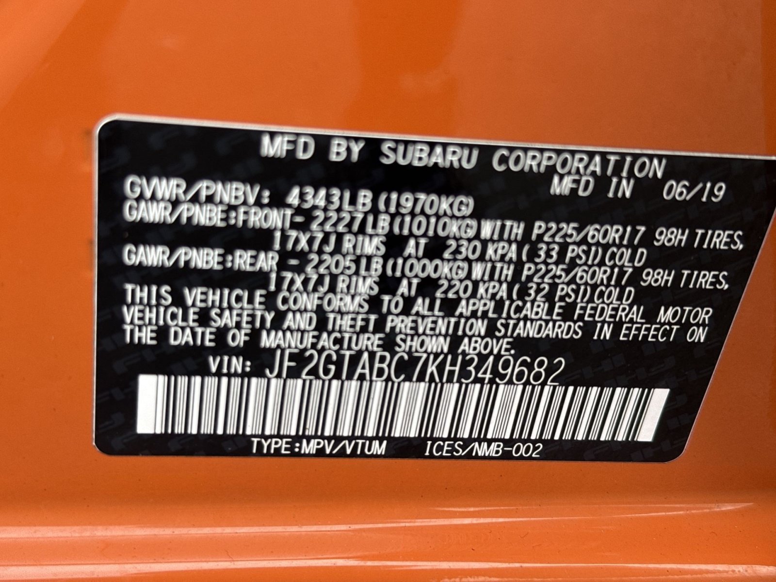 Used 2019 Subaru Crosstrek 2.0i w/ Eyesight System AWD/4WD image 21