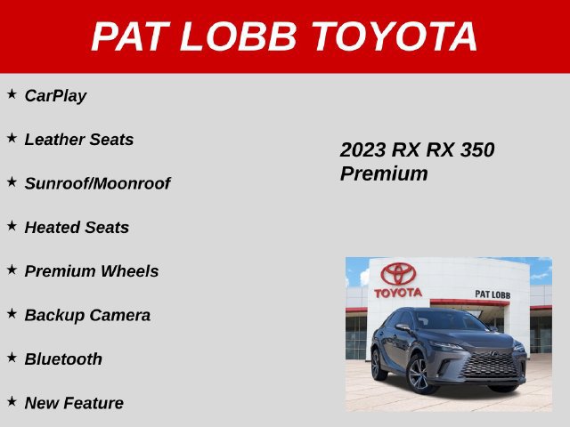 Used 2023 Lexus RX 350 Premium w/ Accessory Package (K3) FWD image 40
