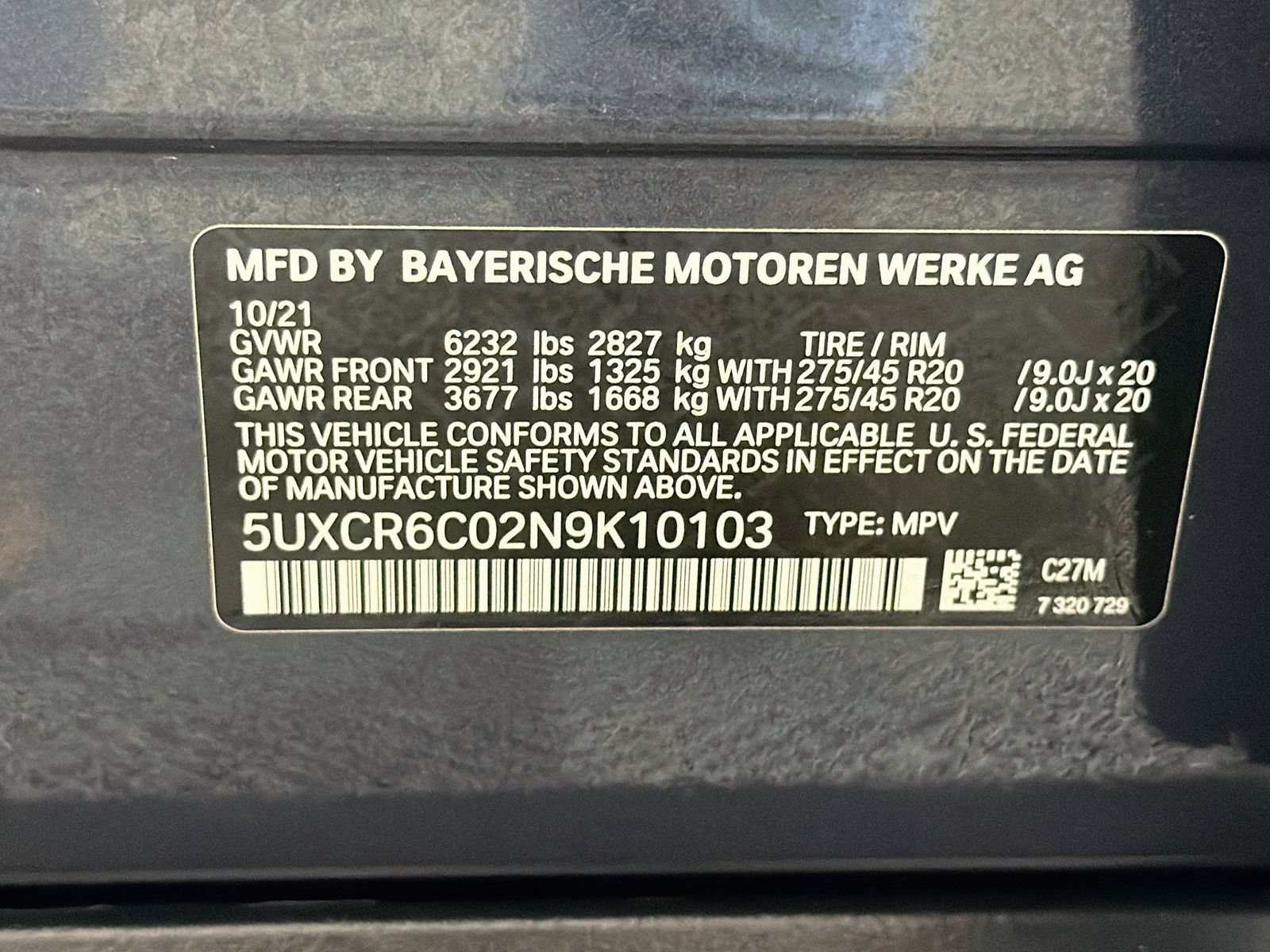 Used 2022 BMW X5 xDrive40i w/ Parking Assistance Package AWD/4WD image 37