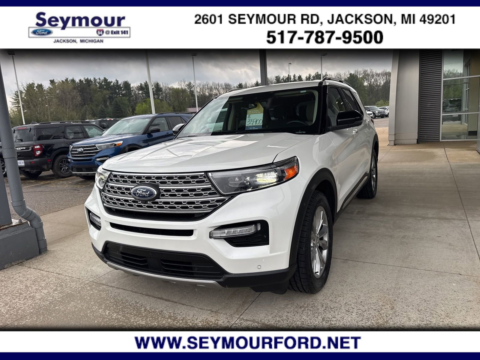 Certified 2023 Ford Explorer Limited w/ Limited Technology Package AWD/4WD image 1