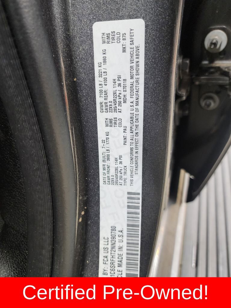 Certified 2022 RAM 1500 Limited w/ (RED) Edition AWD/4WD image 41