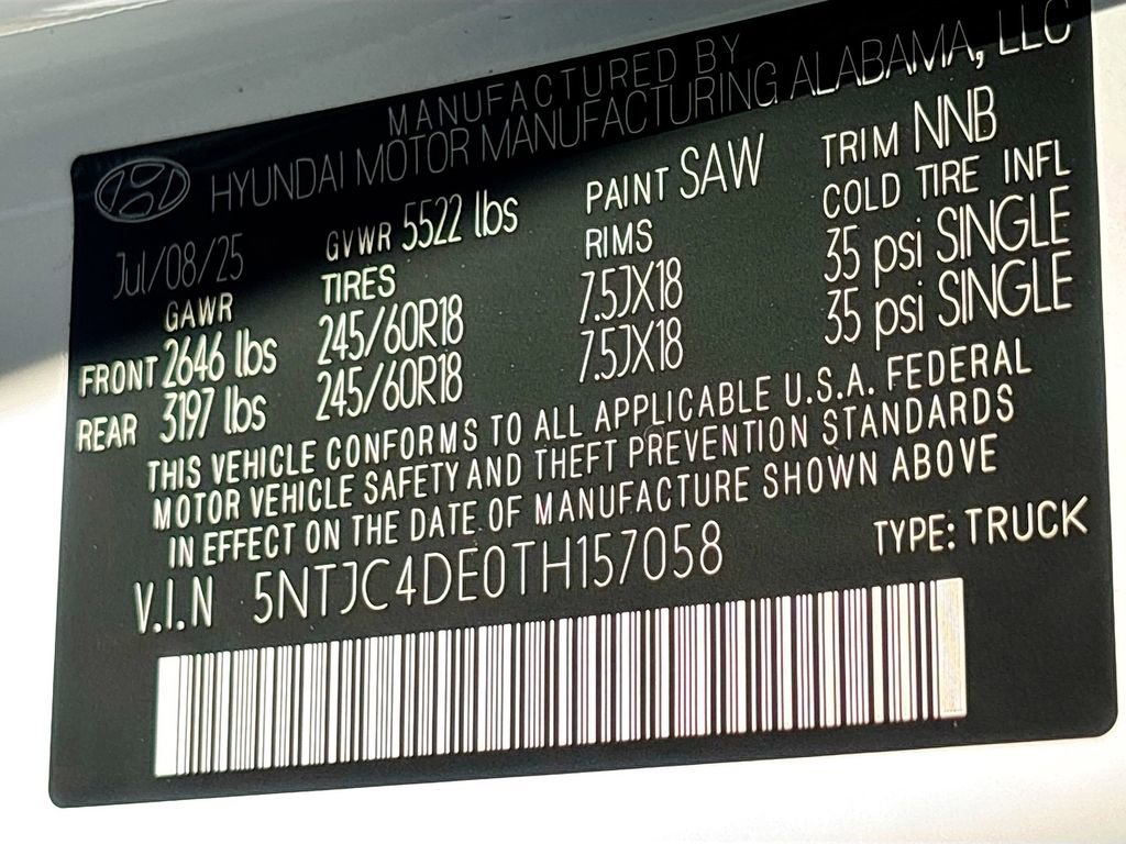 New 2026 Hyundai Santa Cruz SEL image 30