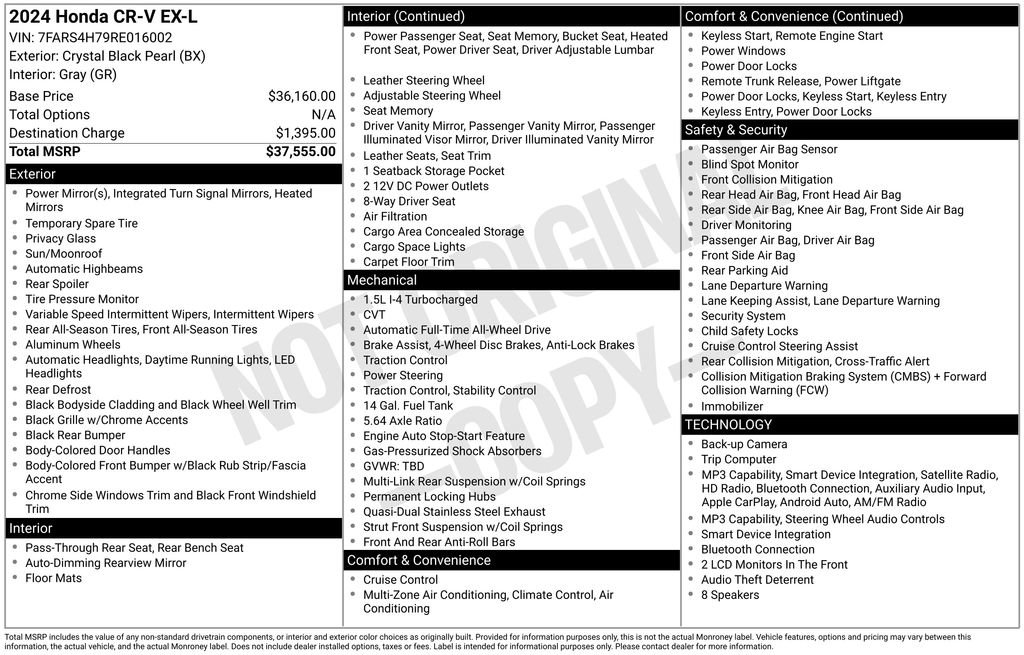 Used 2024 Honda CR-V EX-L image 27