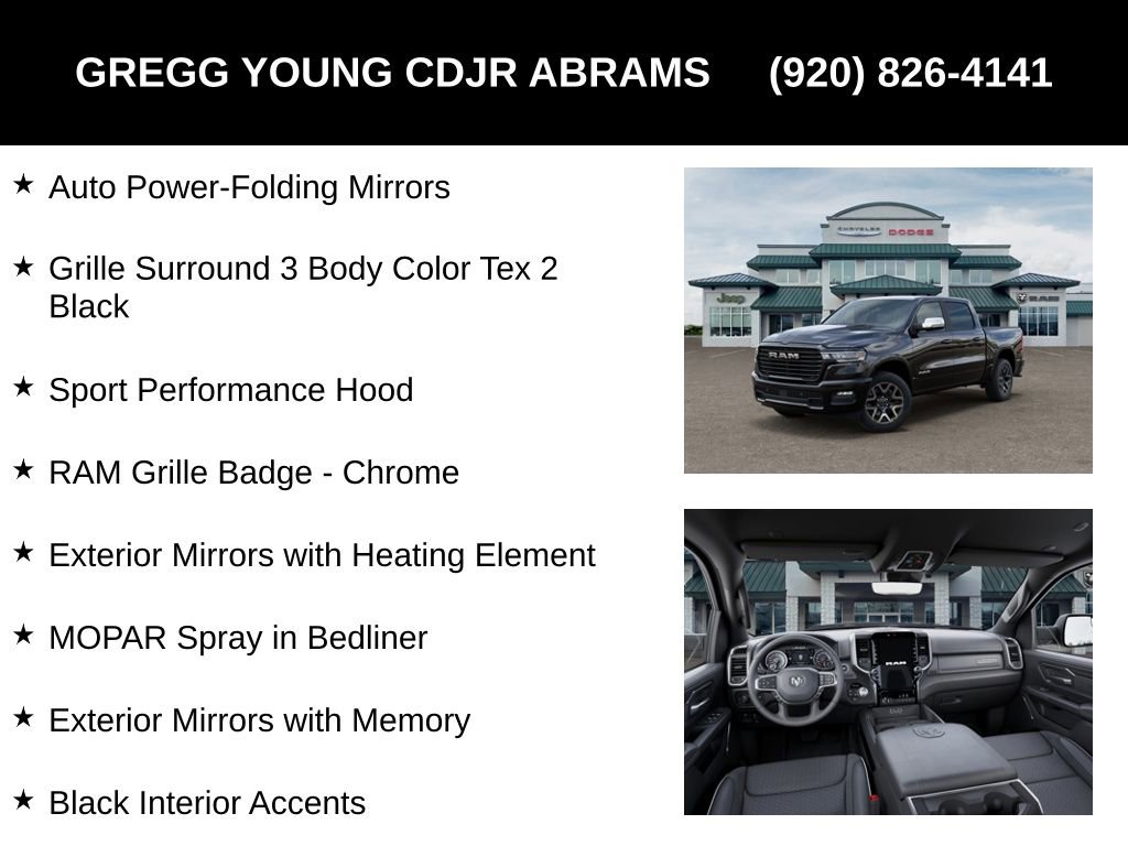 New 2026 RAM 1500 Laramie w/ Sport Appearance Package image 33
