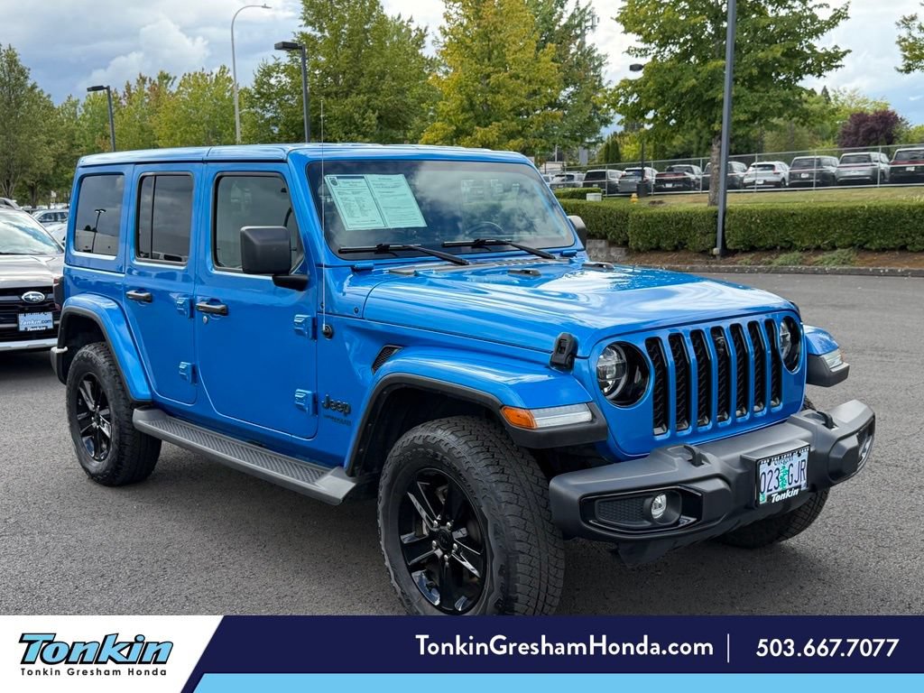 Used 2022 Jeep Wrangler Unlimited Sahara AWD/4WD video 1