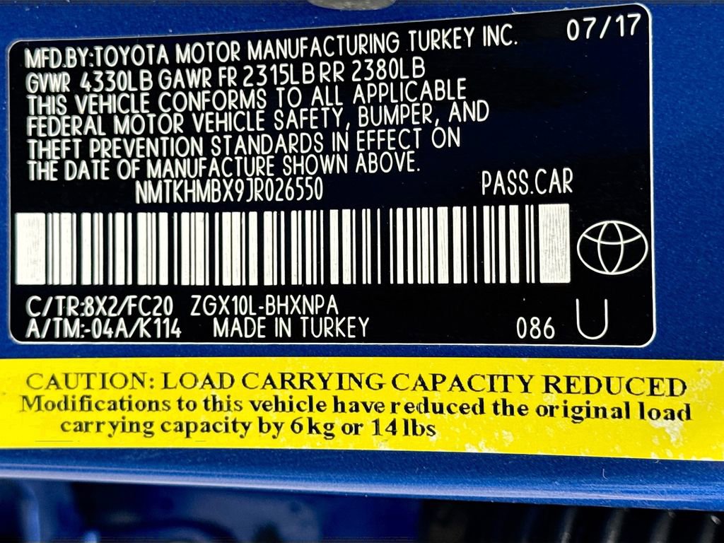 Used 2018 Toyota C-HR XLE FWD image 40